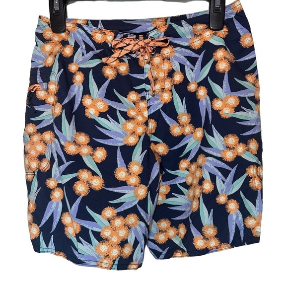 Patagonia Stretch Planing Boardshorts Las Flores New Navy Baggies 8” Size:‎ 4 - Picture 2 of 6